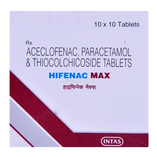 hifenac max tablet 10's